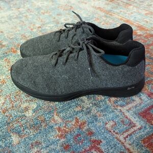 Abeo Women's Lite Denali Grey Lace Up Sneaker Comfort Shoe Women's 9.5